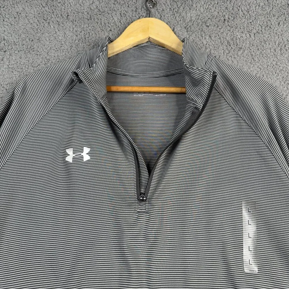 Under Armour Heatgear Sweater Men 2XL Half Zip Loose Pullover Athleisure Outdoor